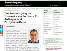 Tablet Screenshot of fotolehrgang.de